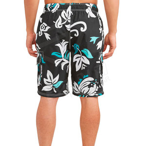 Pantalones cortos de playa para nadar de calle alta para hombre, logotipo personalizado, 100% de algodón, pantalones deportivos para correr, surf sólido, método de tejido no tejido corto para hombre - Product Image 2