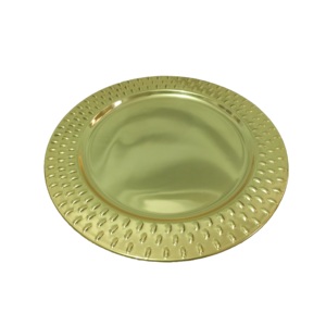 Offre Spéciale arrondi émail finition gâteau Dessert assiette de service alimentaire servir chargeur assiette Restaurant hôtel service de restauration - Product Image 4