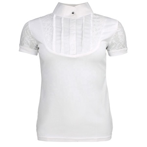 Chemise d'équitation de compétition, hauts d'équitation de sport à manches courtes pour femmes - Product Image 3