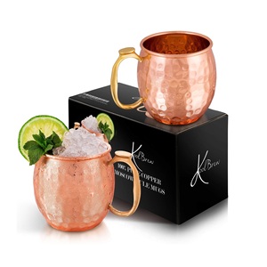 Mule de Moscou Pure Tasses en cuivre martelé à la main avec paille et verre à liqueur pour restaurant et pour offrir à quelqu'un - Product Image 5