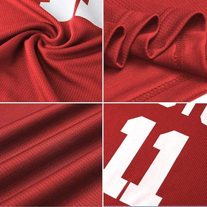 Usine conception personnalisée maille à manches courtes grande taille maillot de football américain de haute qualité pour unisexe - Product Image 6