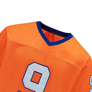 Camiseta de fútbol deportiva para hombre, servicio OEM de alta calidad, ropa deportiva de fútbol americano de talla grande, estampado de transferencia de calor corto - Product Image 2