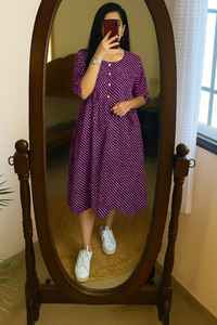 Vestido de algodón para mujer, vestido acampanado personalizado, verano, Iglesia Formal, carrera, talla grande personalizable, venta al por mayor, India - Product Image 5