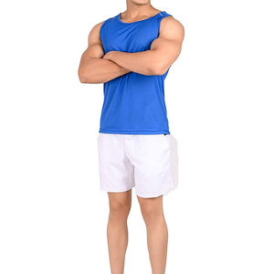 Pas cher prix hommes sans manches respirant couleur unie débardeur personnalisé prix pas cher dernier style hommes débardeurs - Product Image 6