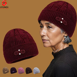 หมวกบีนนี่ไหมพรมบุขนหนานุ่มสำหรับผู้ชาย พิมพ์โลโก้ได้ เหมาะสำหรับฤดูหนาว กิจกรรมกลางแจ้ง และกีฬาชายหาด - Product Image 6