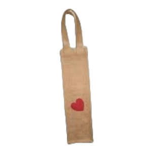 Pochette en jute 1 sac de bouteille - Product Image 2