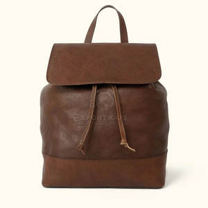 Venta caliente hecho en Pakistán Mochila de cuero Bolsas Logotipo personalizado Mochila de cuero ligero Bolsas - Product Image 1