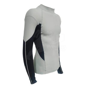 La mejor venta Unisex Slim Fit MMA Rash Guard Training Wear Alta calidad Ligero Transpirable Spandex/Poliéster Ropa marcial - Product Image 2