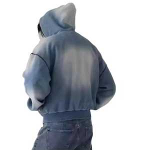 Meilleur prix – Survêtement décontracté pour homme XXL 100 % coton délavé à l'acide – Qualité supérieure, séchage rapide, respirant, coupe confortable pour l'hiver - Product Image 3