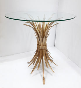 Centre de table fer verre clair matériel Style moderne salon forme d'arbre article couleur or 20x20x30 pouces - Product Image 5