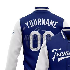 Veste universitaire personnalisée OEM veste universitaire Letterman de baseball pour hommes broderie Logos vestes respirantes - Product Image 1