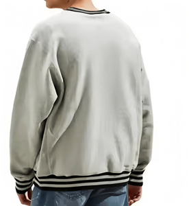 Hot Selling Men's Winter 100% Cotton <b>Long</b> Sleeve <b>Sweatshirt</b> High Quality Solid Color Pattern <b>Sweatshirt</b> - Product Image 6