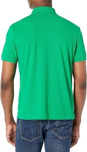 Chemises polo personnalisées en coton biologique pour hommes avec logo brodé T-shirt d'été en piqué doux de haute qualité, respirant et décontracté - Product Image 6