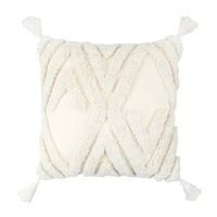 La funda de almohada moderna de algodón 100% superventas, suave y duradera con diseño en zigzag para la decoración de la vida del hogar