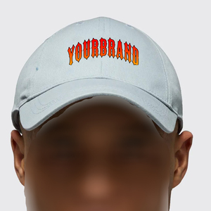 หมวกเบสบอล6แผงสำหรับผู้ชายปรับได้หมวกฮิปฮอปสไตล์สปอร์ตทำจากผ้าฝ้าย100% ปักโลโก้ - Product Image 3