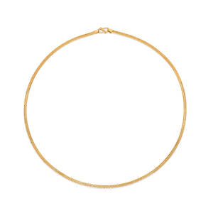 Collar de Cadena Figaro Chapado en Oro para Fiestas y Aniversarios - Product Image 4