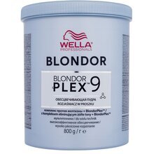 Wella Blondor BlondorPlex 9 800g candeggina per capelli in polvere verde bassa ammoniaca di lunga durata permanente per uso domestico o salone