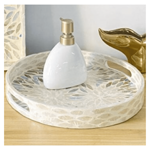 Plats et assiettes en nacre, assiettes en coquillage faites à la main pour la présentation de collations, intérieurs luxueux et collections de cadeaux, Vietnam - Product Image 6