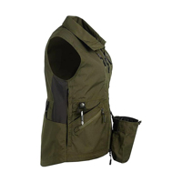 Chaleco Personalizado para Adiestradores de Perros, Otoñal, Casual, Unisex, Softshell, Impermeable, Cortavientos, Transpirable, Ecológico, Sólido, con Múltiples Bolsillos