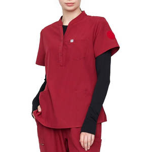 ชุดสูทสำหรับสตรีชุดสครับพยาบาลสำหรับพนักงานออกกำลังกาย - Product Image 3