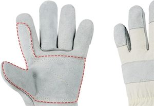 Gants de travail flexibles en cuir de vachette avec logo personnalisé Gants de sécurité utilitaires Gants d'assemblage pour écran tactile Prix de gros Gants de travail - Product Image 5