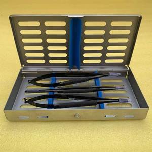 Portaagujas Castroviejo 3 Tc, Tijeras, Pinzas, Negro, 18 cm, Instrumentos Quirúrgicos Dentales, Microcirugía, Acero Inoxidable Duradero - Product Image 5