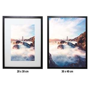 Marco Negro para Póster de 30 x 40 cm con Paspartú, Diseño Elegante con Motivo de Naturaleza Muerta - Product Image 5