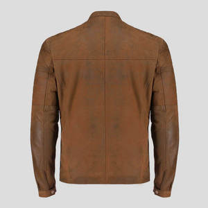 Veste en cuir pour homme automne-hiver, veste en cuir pour homme de la meilleure qualité, veste en cuir véritable pour homme, fabriquée au Pakistan - Product Image 6