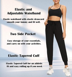 Pantalons de survêtement Jogger Heavyweight Fleece Tracksuits pour femmes Personnaliser les couleurs - Product Image 4