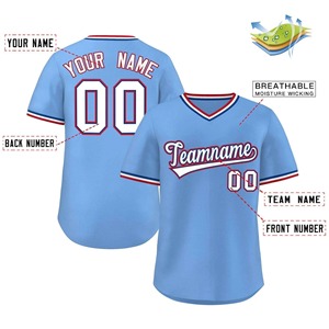 Conjunto de béisbol, uniforme de equipo, camiseta de béisbol americana personalizada de alta calidad, transpirable, ligero, sublimación, uniforme de equipo, malla - Product Image 1