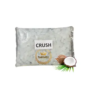 Dados de coco crudos y secos comprimidos hechos en Vietnam para gelatina y pudín, cajas de cartón, 5 capas, embalaje OEM, precio de fábrica