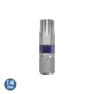 Set di Punte Torx T40 (2 Pezzi) in Acciaio S2 al Cromo Vanadio - Product Image 2