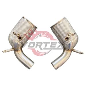 ท่อไอเสีย Vortex Factory Exhaust Header Downpipe สำหรับ PORSCHE 911 992 3.0T ปี 2019-2024 ทำจากสแตนเลสสตีล สำหรับรถแข่ง แบบไหลอิสระ - Product Image 4