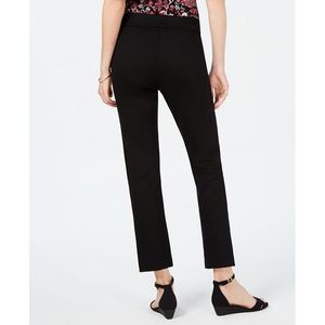 Pantaloni Eleganti da Donna JM Collection, Neri, Slim Fit, a Gamba Stretta, Vita Alta, Antirughe, Traspiranti, Adatti per l'Ufficio, Taglie M e XL - Product Image 2