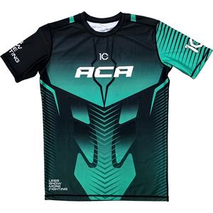 ชุดเสื้อผ้า MMA แบบ OEM ที่ออกแบบเอง เสื้อรัดกล้ามแขนสั้นพร้อมกางเกงขาสั้นเข้าชุดสำหรับ BJJ และศิลปะการต่อสู้แบบผสมผสาน - Product Image 3