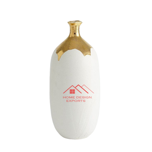 Vase à fleurs décoratif de table, design en fonte, vase à fleurs en métal, design de pot en métal, vase en aluminium plaqué moderne - Product Image 3