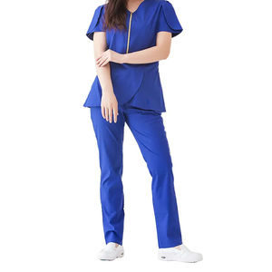 Bon matériel uniforme de gommage fabriqué au Pakistan Top qualité gommages uniforme ensemble tarif de gros - Product Image 2