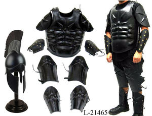 Plastron en cuir avec protège-épaules, protège-bras et jupe - Product Image 3