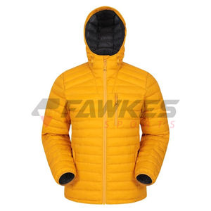 Ropa personalizada para hombre, chaqueta acolchada plegable para hombre de buena calidad, abrigo de invierno con capucha, chaqueta de nieve aislada - Product Image 1