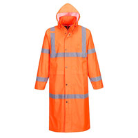 Chubasquero largo de poliéster con logotipo personalizado para hombre, traje de lluvia de fútbol impermeable con características fluorescentes