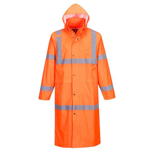 Chubasquero largo de poliéster con logotipo personalizado para hombre, traje de lluvia de fútbol impermeable con características fluorescentes - Product Image 3