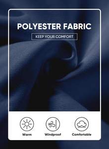 Streetwear à capuche hommes épais marine polaire coton surdimensionné pull sweat goutte épaule chaud personnalisé hiver mode ajustement - Product Image 2