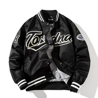 Blousons de baseball Hip Hop, Blousons aviateur streetwear, Vêtements d'extérieur pour hommes, Blousons et manteaux bomber personnalisés avec broderie de lettres décontractée