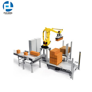 Máquina Paletizadora y Apiladora Robótica Industrial de 25Kg 50Kg, Totalmente Automática, con Brazo Robótico PLC KUKA Estun Efort, para Línea de Empaquetado de Bolsas y Cajas - Product Image 1