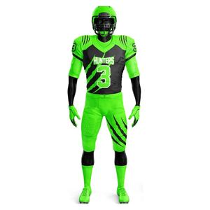 Fabricant de vêtements de sport en marque blanche, kit sportif personnalisé pour adultes, faible MOQ, nom et numéro personnalisés, short de football américain imprimé - Product Image 1