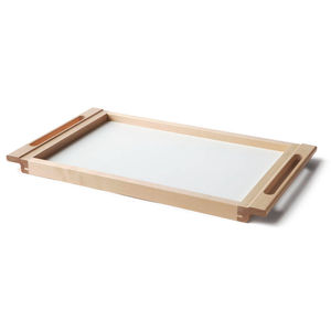 Plateau en bois Offre Spéciale en gros fait à la main en bois naturel servant le petit déjeuner plateau en bois pour le dîner et le service du thé et du café - Product Image 1