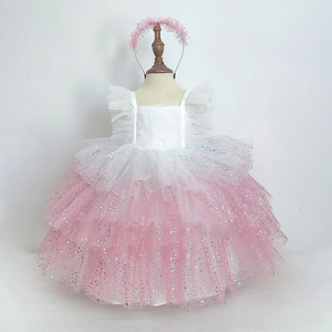 Disfraz de princesa de alta calidad, vestidos infantiles para niñas, ropa, vestido de fiesta de flores para niñas, vestido de novia elegante de Vietnam - Product Image 3