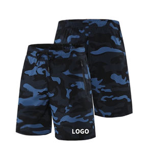 Shorts de basket-ball à séchage rapide, style streetwear, logo personnalisé OEM, confortables, décontractés, en maille, anti-rides, unis - Product Image 1