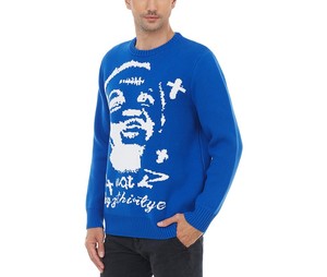 Suéter Personalizado para Hombre 2026 con Logotipo OEM y ODM, Patrón Jacquard, Tejido de Punto, Cuello Redondo, Invierno, Algodón - Product Image 3