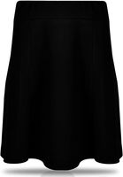 Falda escolar de cintura alta para niñas | Tela suave, corte entallado, corte acampanado para uniforme elegante, trajes casuales y ropa cómoda
